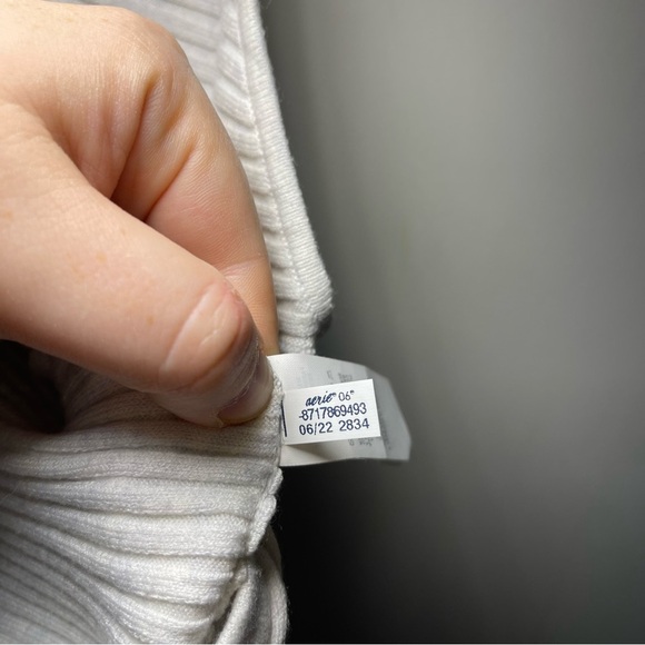 Aerie women’s muted grey take charge corset neutral girly cami tank top size XL - Picture 5 of 8